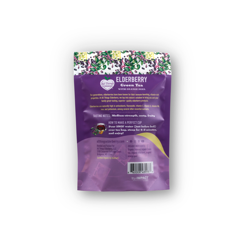 All Things Elderberry Elderberry Green Tea Blend