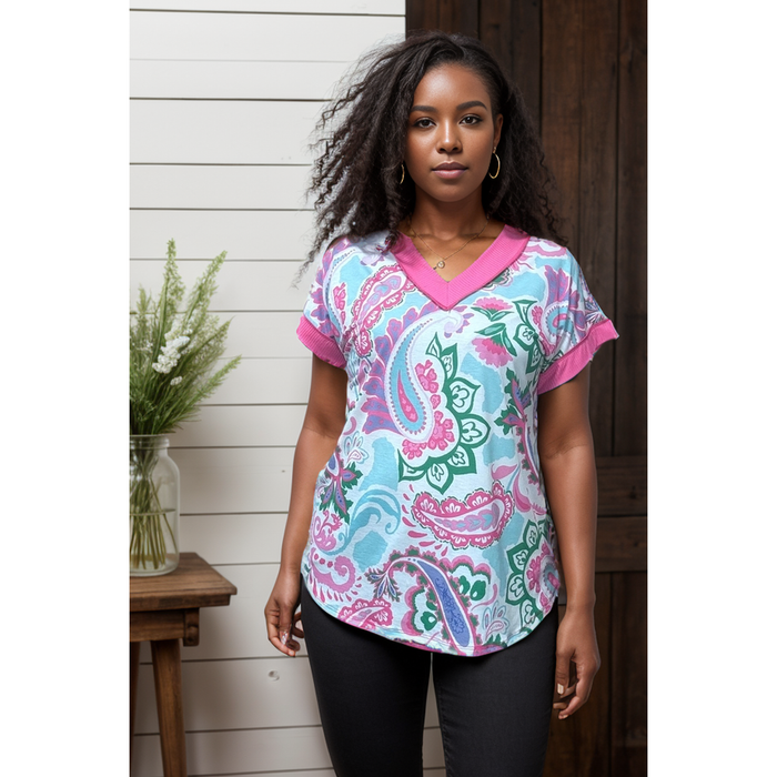 Electric Paisley - Short Sleeve