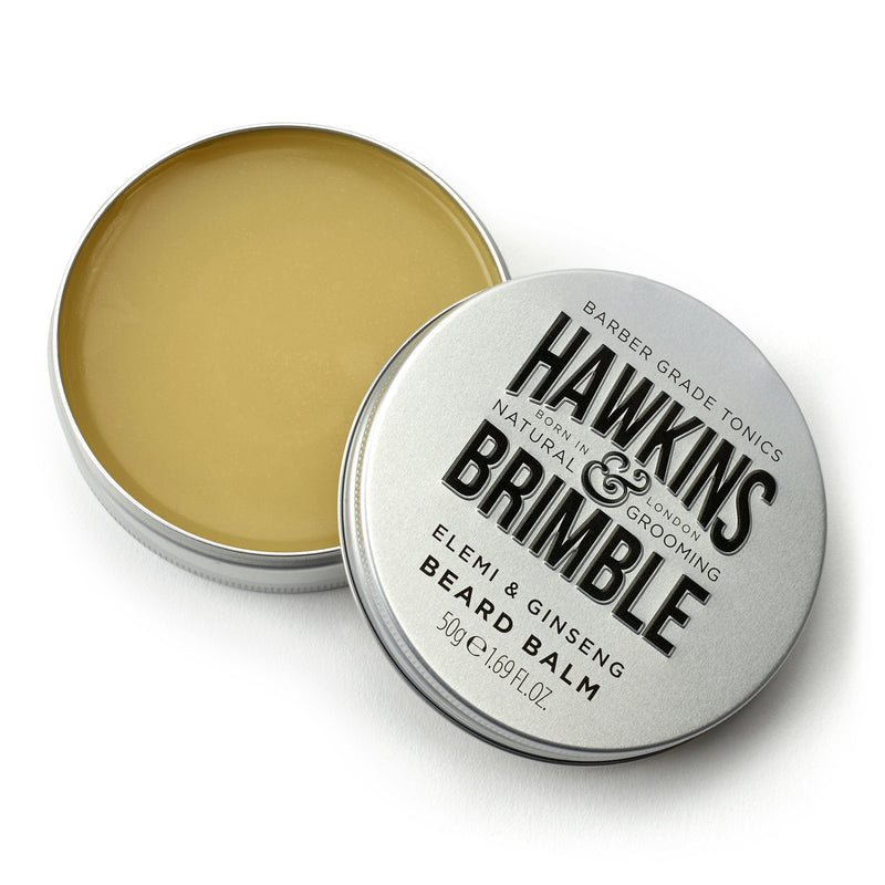 Hawkins & Brimble COM Eco-Refillable Beard Shampoo + Beard Balm Bundle