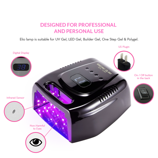 Madam Glam ELIO 2.0 Pro Lamp - US Plug