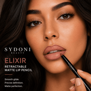 Sydoni Skincare and Beauty SYDONI RETRACTABLE MATTE LIP PENCIL with SHEA BUTTER 9 Rich, Smudge‑Resistant Shades Lip Liner