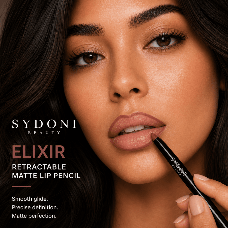 Sydoni Skincare and Beauty SYDONI RETRACTABLE MATTE LIP PENCIL with SHEA BUTTER 9 Rich, Smudge‑Resistant Shades Lip Liner