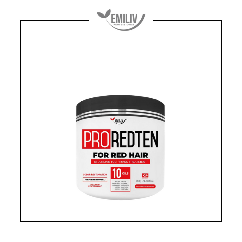Emiliv Professional Emiliv Professional™  PROREDTEN 10 Oils for Red Hair - Color Restoration Mask 500g - 16.9 fl.oz Home Care