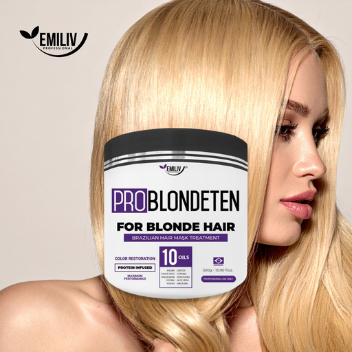 Emiliv Professional Emiliv Professional™ PROBLONDETEN 10 Oils for Blonde Hair - Color Restoration Mask 500g - 16.9 fl.oz Home Care
