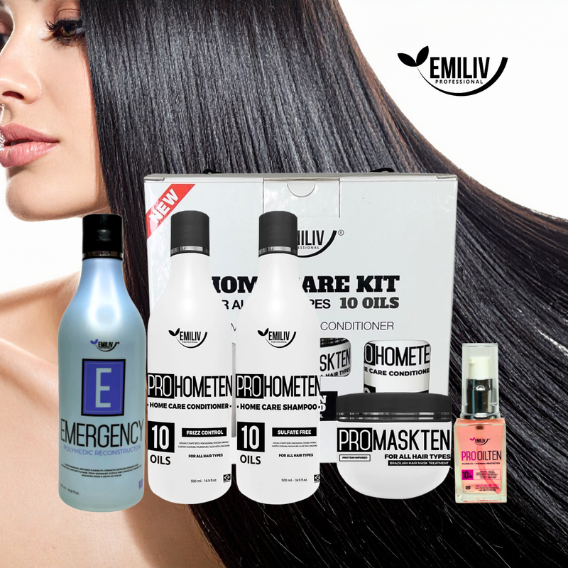Emiliv Professional Emiliv Professional™ ULTIMATE RECONSTRUCTOR KIT - Homecare Kit + Emergency Polymedic Reconstructor and ProOilTen Home Care