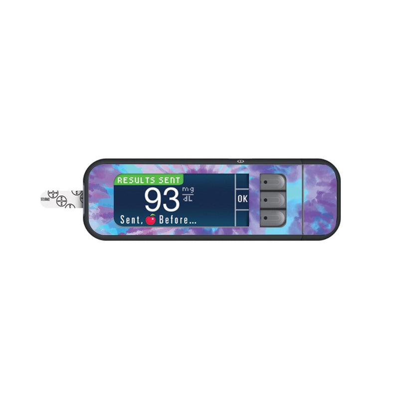 Peelz Endless Summer Tie-Dye Sticker for Bayer Contour Next Glucometer Peelz/Stickers