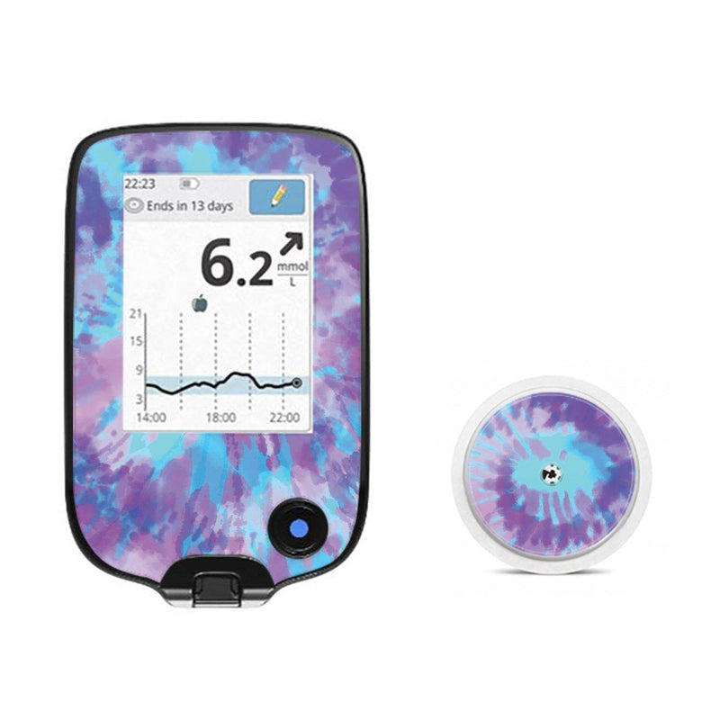 Peelz Endless Summer Tie-Dye for Freestyle Libre 2 Peelz/Stickers