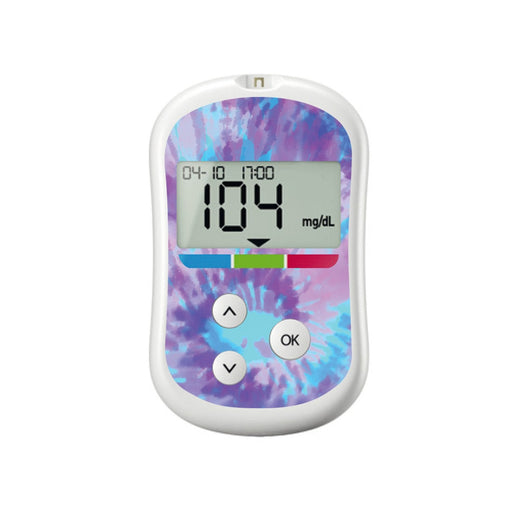 Peelz Endless Summer Tie-Dye for OneTouch Verio Flex Glucometer Peelz/Stickers
