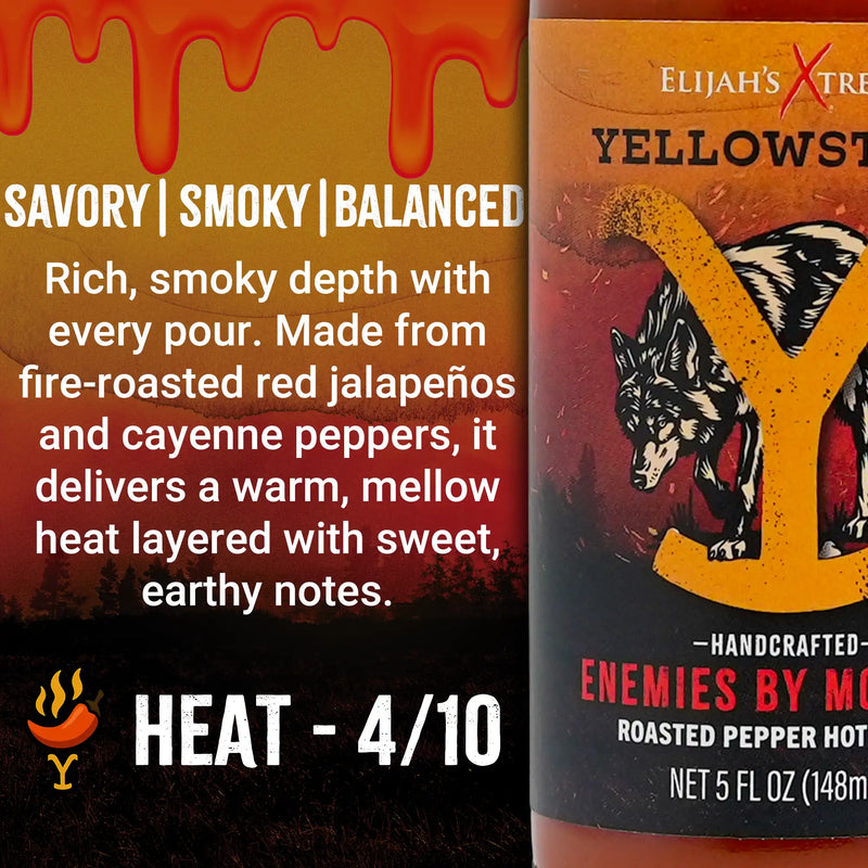 Elijah's Xtreme Enemies by Morning (Roasted Jalapeño) Hot Sauce