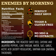 Elijah's Xtreme Enemies by Morning (Roasted Jalapeño) Hot Sauce
