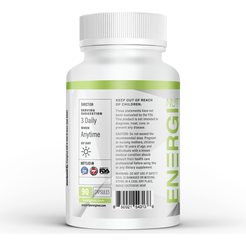 Energi Nutrition Cortisol Control Adrenal Blend Supplement