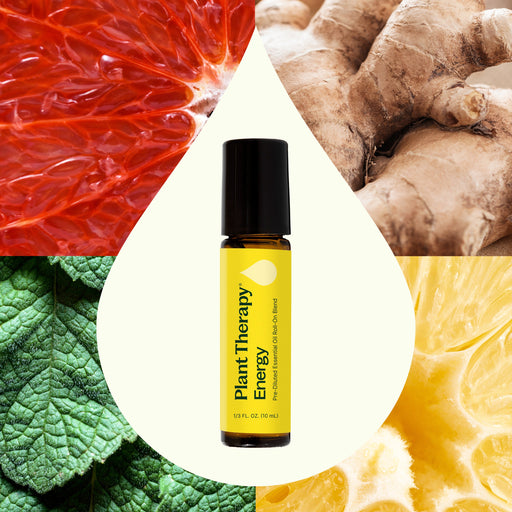 Plant Therapy Energy Essential Oil Blend Pre-Diluted Roll-On Essential Oil