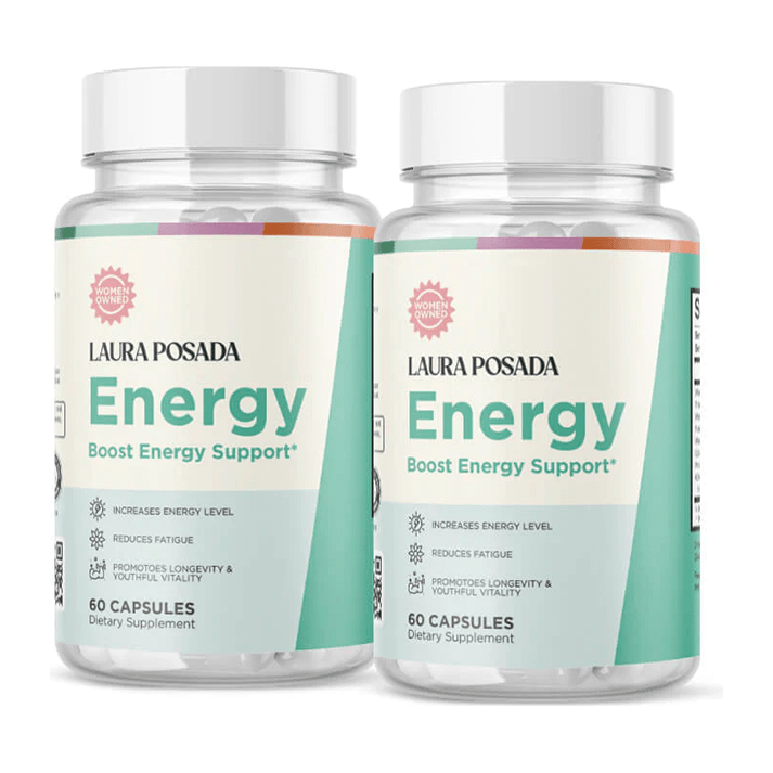 Suplementos Laura Posada by The Brand Atelier Energy | Aumenta Energía, Mejora Claridad Mental y Estado de Animo, Apoya el Metabolismo