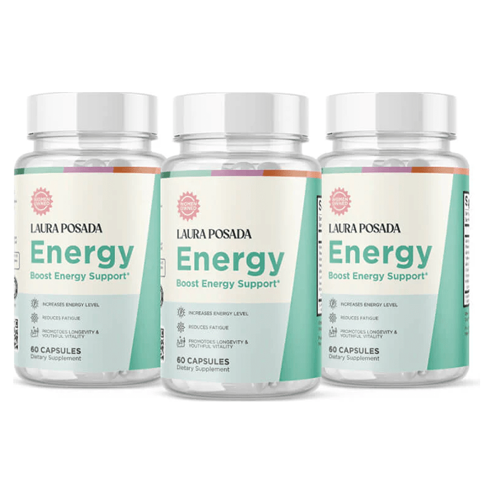 Suplementos Laura Posada by The Brand Atelier Energy | Aumenta Energía, Mejora Claridad Mental y Estado de Animo, Apoya el Metabolismo