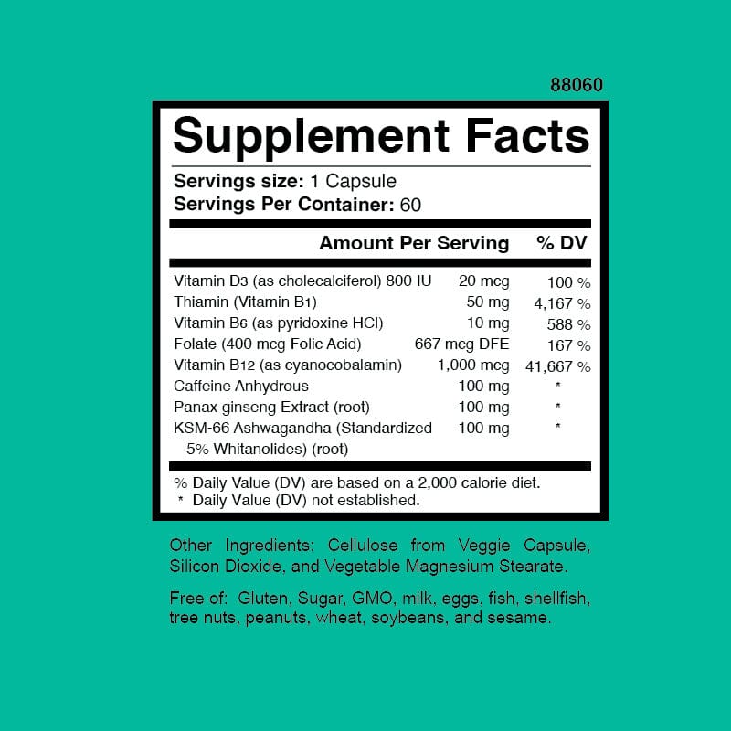 Suplementos Laura Posada by The Brand Atelier Energy | Aumenta Energía, Mejora Claridad Mental y Estado de Animo, Apoya el Metabolismo