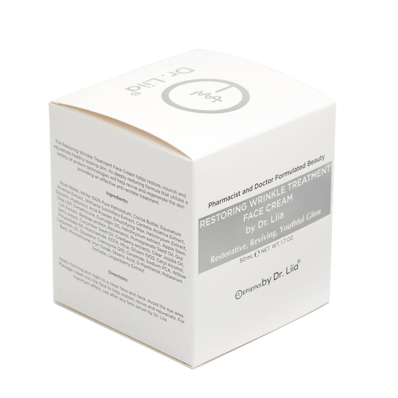 EpiLynx Restoring Wrinkle Treatment Face Cream – Vegan, Hypoallergenic, Gluten-Free Anti-Aging Formula