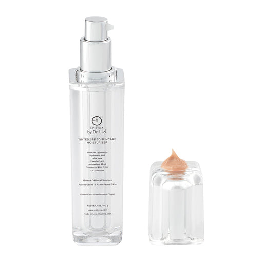 EpiLynx Tinted Dewy Moisturizer with SPF 30 – Hydrating, Vegan, Gluten-Free & Sensitive-Skin Friendly Face Serums