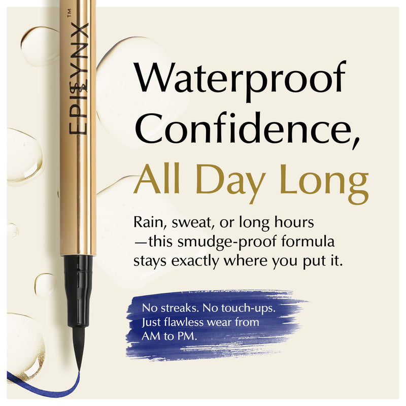 EpiLynx Waterproof Liquid Eyeliner Pen – Vegan, Gluten-Free, Smudge-Proof Precision in Matte & Shimmer Shades