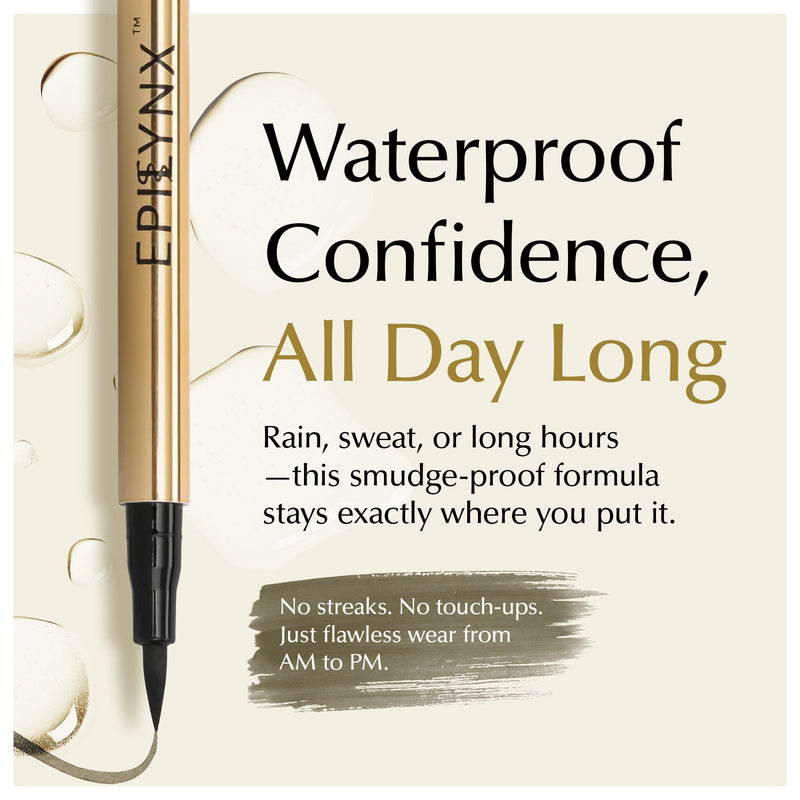 EpiLynx Waterproof Liquid Eyeliner Pen – Vegan, Gluten-Free, Smudge-Proof Precision in Matte & Shimmer Shades