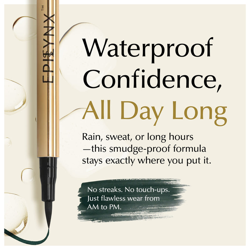 EpiLynx Waterproof Liquid Eyeliner Pen – Vegan, Gluten-Free, Smudge-Proof Precision in Matte & Shimmer Shades