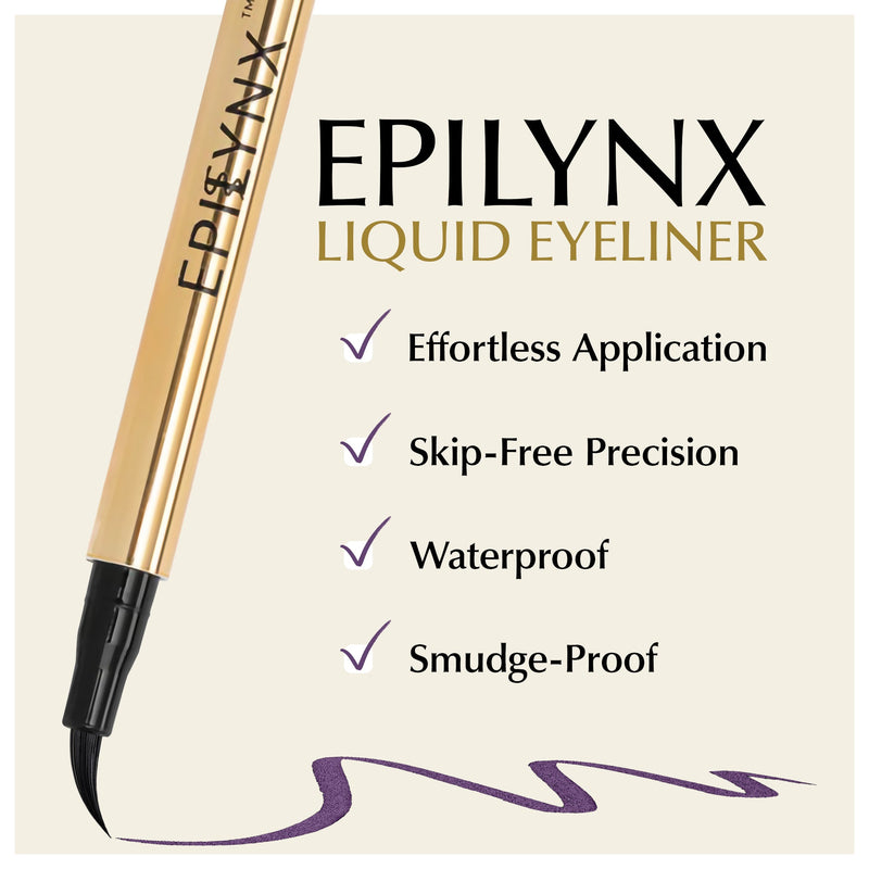 EpiLynx Waterproof Liquid Eyeliner Pen – Vegan, Gluten-Free, Smudge-Proof Precision in Matte & Shimmer Shades