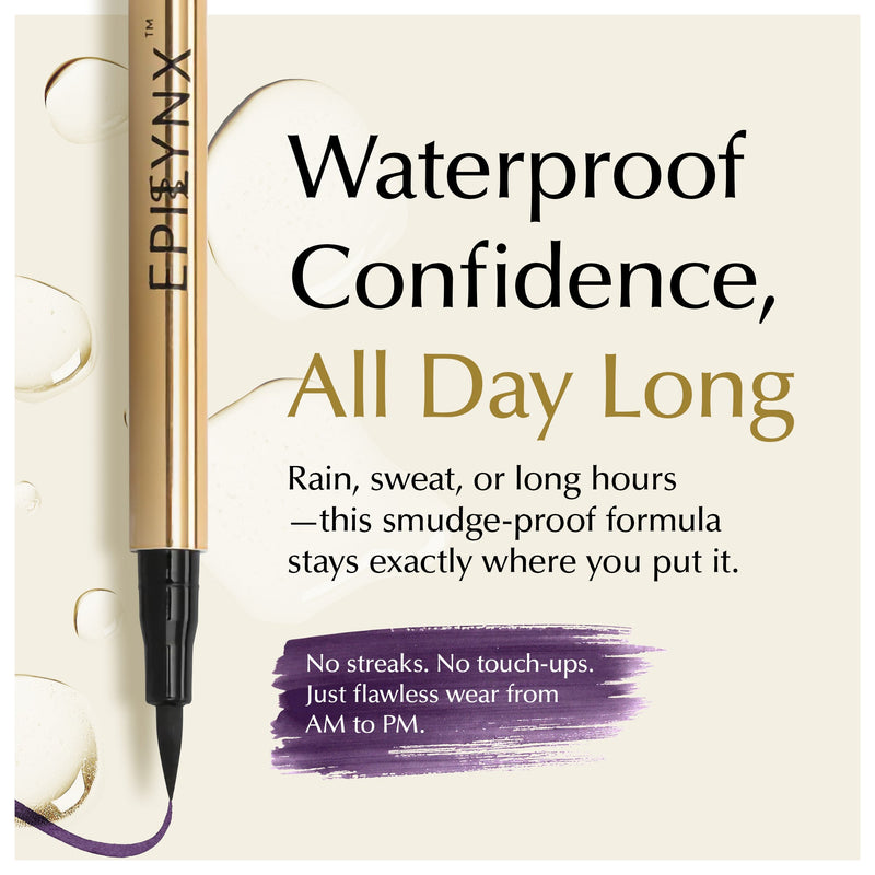 EpiLynx Waterproof Liquid Eyeliner Pen – Vegan, Gluten-Free, Smudge-Proof Precision in Matte & Shimmer Shades