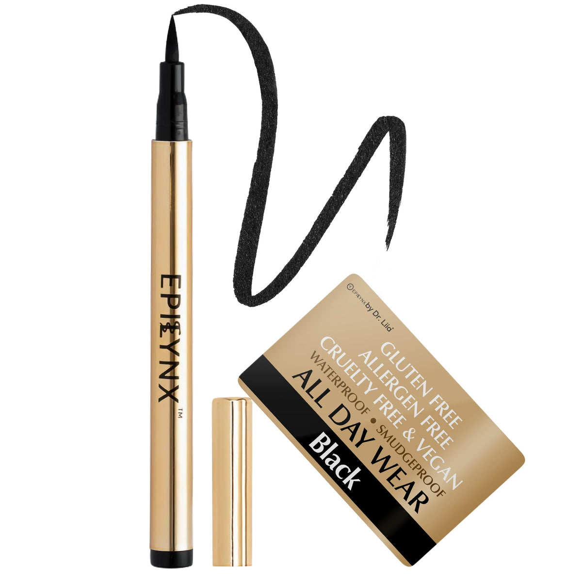 Waterproof Liquid Eyeliner Pen – Vegan, Gluten-Free, Smudge-Proof Prec ...