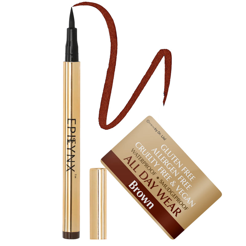 EpiLynx Waterproof Liquid Eyeliner Pen – Vegan, Gluten-Free, Smudge-Proof Precision in Matte & Shimmer Shades