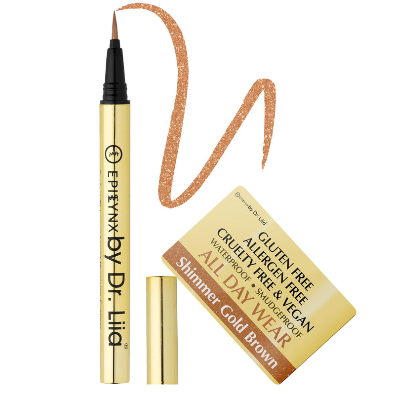 EpiLynx Waterproof Liquid Eyeliner Pen – Vegan, Gluten-Free, Smudge-Proof Precision in Matte & Shimmer Shades