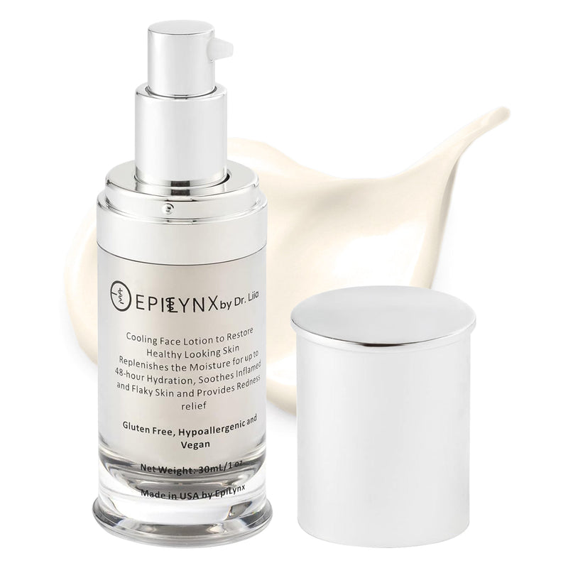 EpiLynx Lightweight Face Moisturizer for Sensitive & Dry Skin – Calming & Hydrating Face Serums