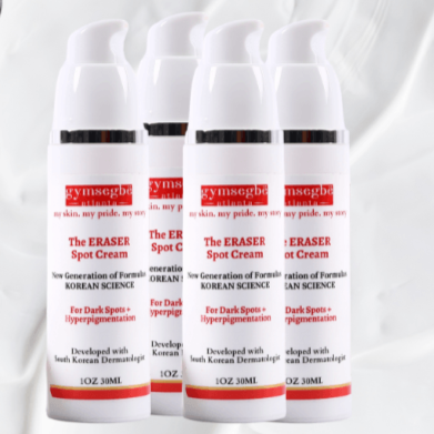 gymsegbë The Eraser Spot Cream | Dark Spot Correcting Moisturizer Dark Spots, Hyperpigmentation Lavender 4 Bottles