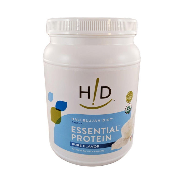 Hallelujah Diet HD Essential Protein Powder (Pure Flavor) 3.8oz