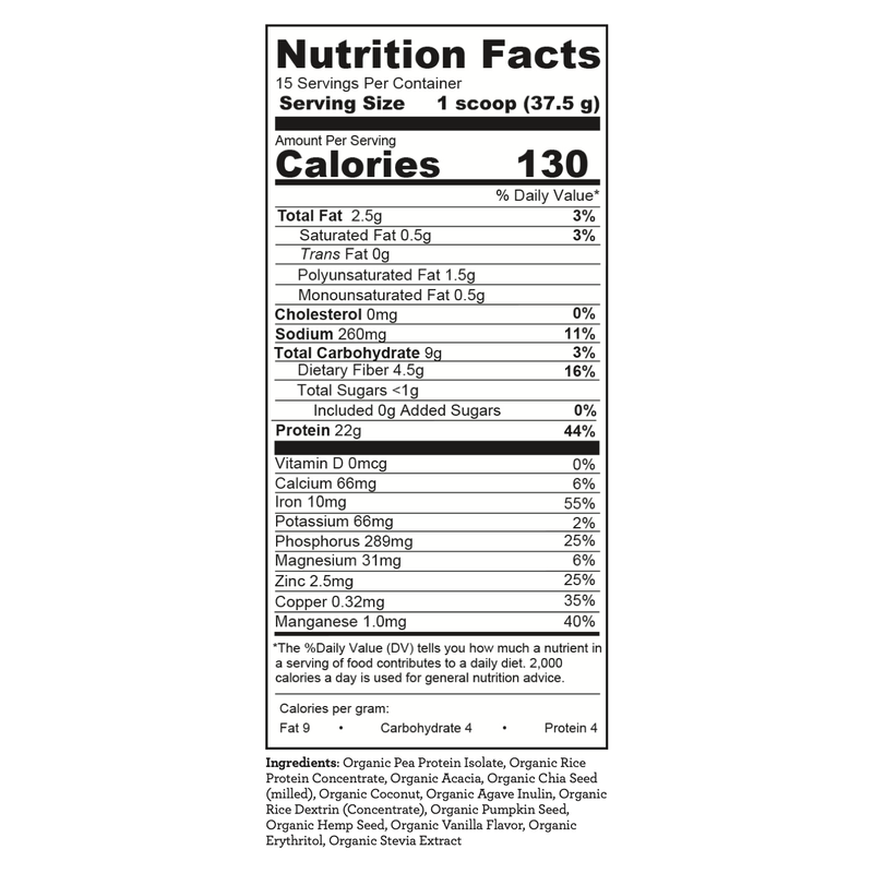 Hallelujah Diet Essential Protein Powder (Sweet Vanilla Flavor) Protein Powder