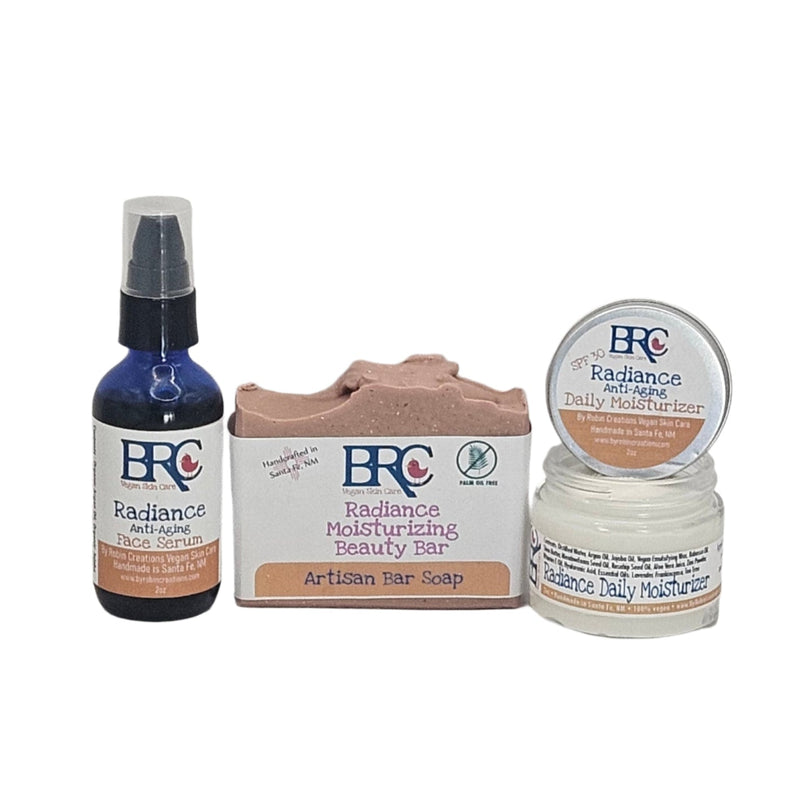 By Robin Creations Radiance Essential Moisture Facial Bundle w/ Free Moisturizing Cleansing Bar Skin Care
