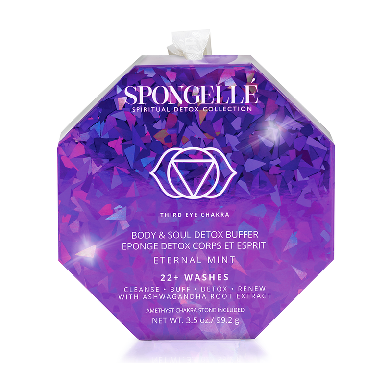 Spongellé Eternal Mint | Spiritual Detox (Amethyst) Body Wash Infused Buffer