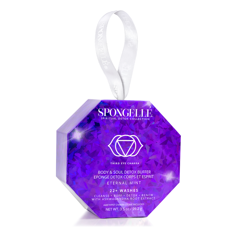 Spongellé Eternal Mint | Spiritual Detox (Amethyst) Body Wash Infused Buffer