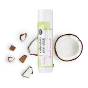 Green + Lovely Island Coconut Skin Stick - Organic Moisture Stick - Travel Size