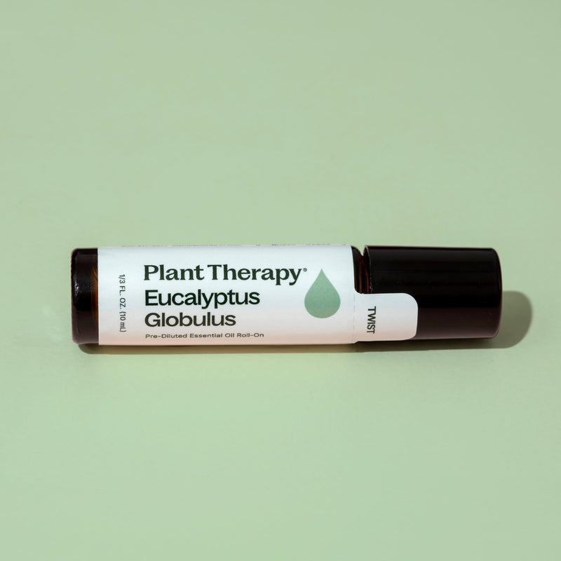 Plant Therapy Eucalyptus Globulus Essential Oil Pre-Diluted Roll-On Essential Oil