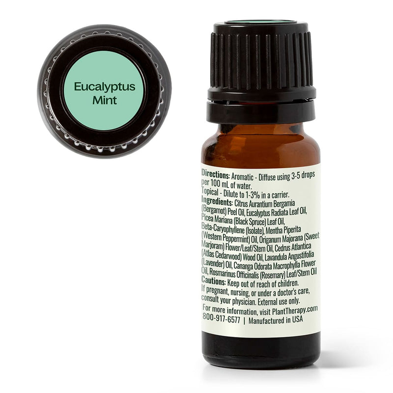 Plant Therapy Eucalyptus Mint Essential Oil Blend Essential Oil