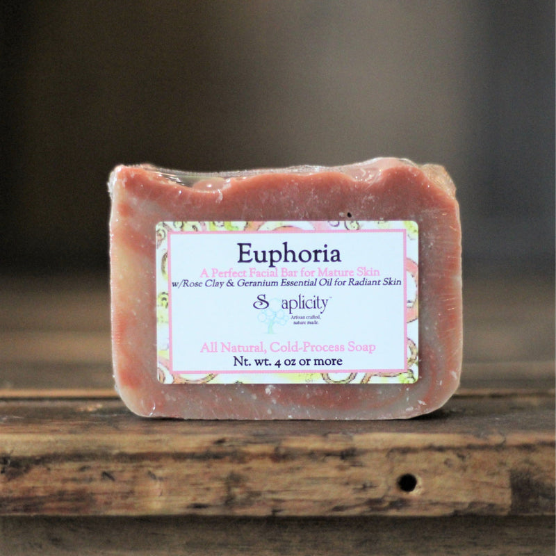 Soaplicity Euphoria Facial Soap Bar for Mature Skin Soap Bar