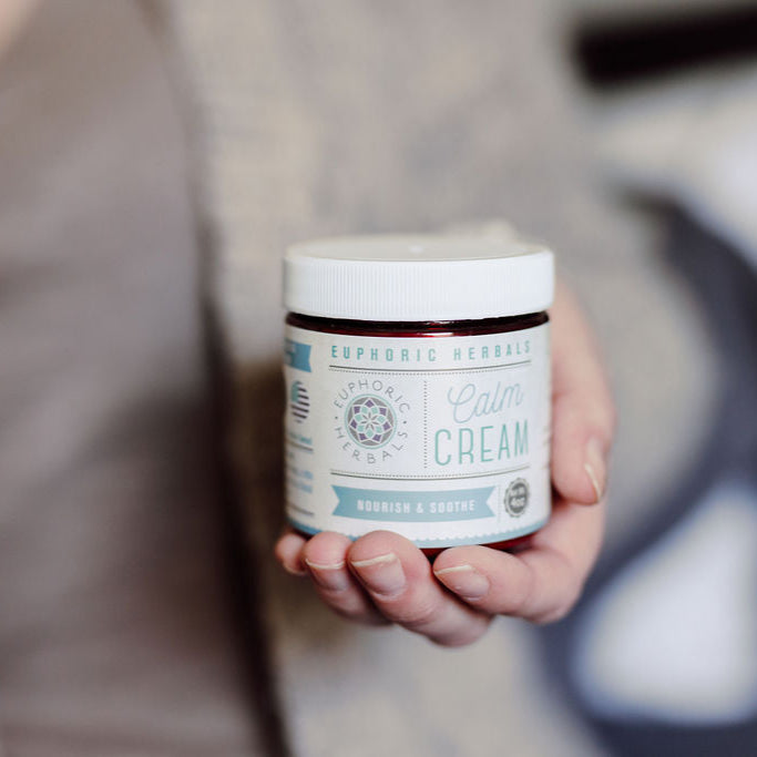 Euphoric Herbals Calm Cream Moisturizer Salve