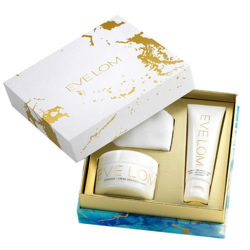 Nava Beauty Eve Lom Double Cleanse Gift Set Skincare White Smoke