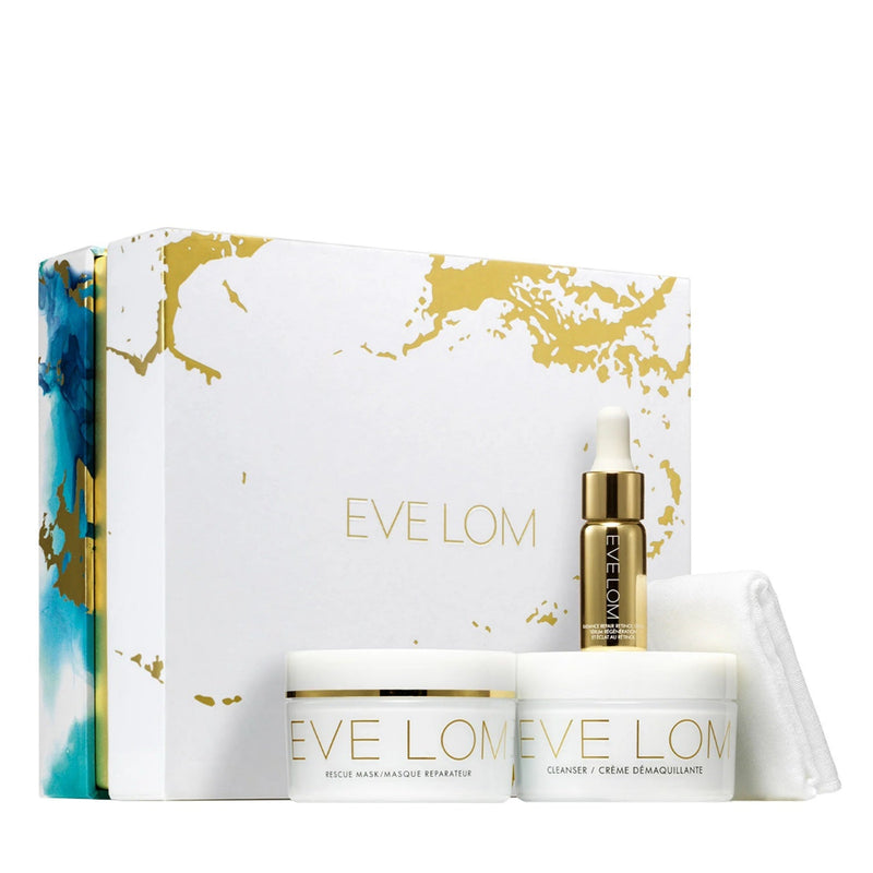 Nava Beauty Eve Lom Radiance Ritual Gift Set Trio Skincare Lavender