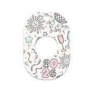 Peelz Cheers to '26 Eversense 365 Smart Transmitter Sticker - Pump Peelz Peelz/Stickers