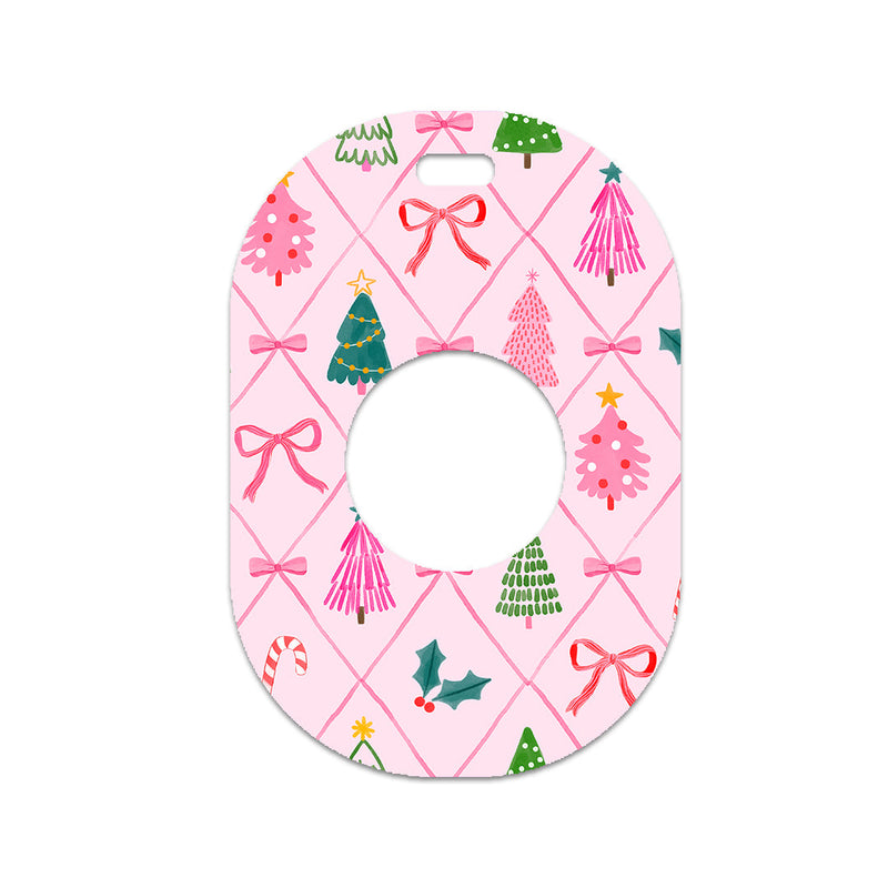 Peelz Coquette Christmas Eversense 365 Smart Transmitter Sticker - Pump Peelz Peelz/Stickers