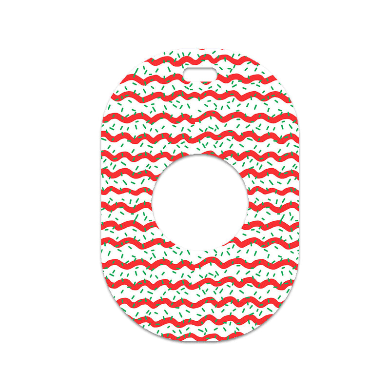 Peelz Christmas Icing Eversense 365 Smart Transmitter Sticker - Pump Peelz Peelz/Stickers