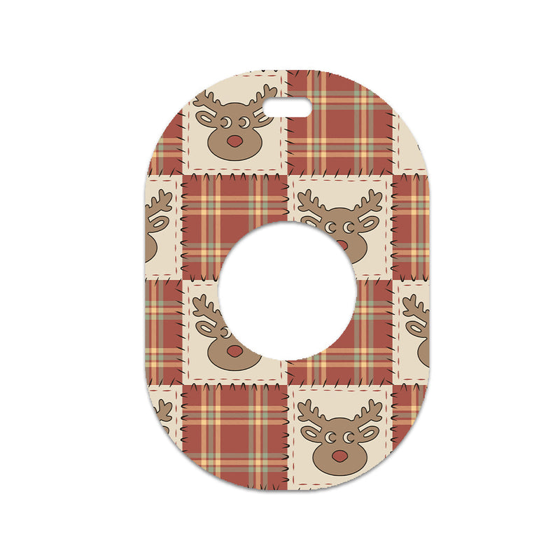 Peelz Rustic Reindeer Eversense 365 Smart Transmitter Sticker - Pump Peelz Peelz/Stickers