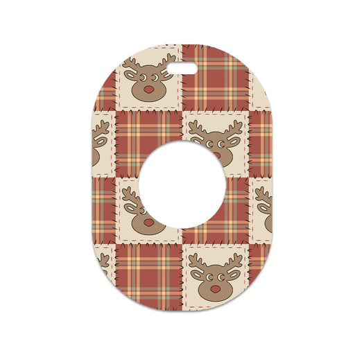 Peelz Rustic Reindeer Eversense 365 Smart Transmitter Sticker - Pump Peelz Peelz/Stickers