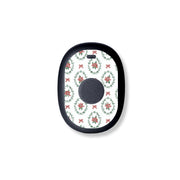 Peelz Poinsettia Parade Eversense 365 Smart Transmitter Sticker - Pump Peelz Peelz/Stickers