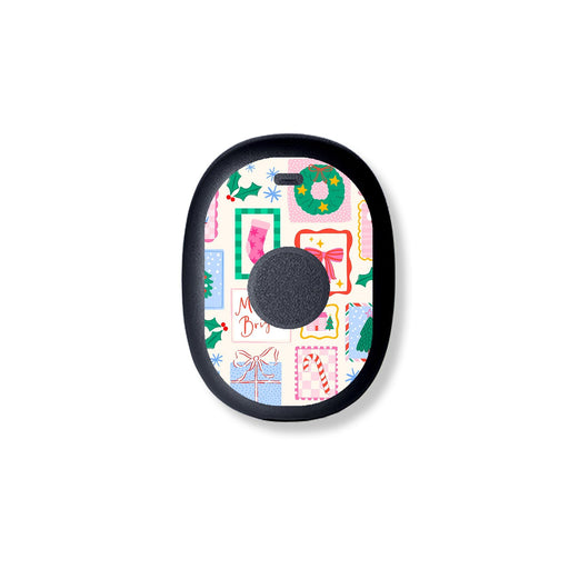 Peelz Holiday Greetings Eversense 365 Smart Transmitter Sticker - Pump Peelz Peelz/Stickers